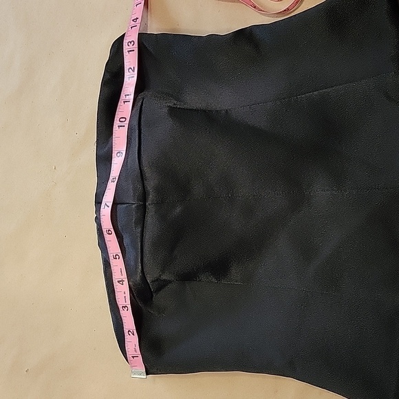 MNG Mango Size XS Black Satin Bandeau Corset Top, Excellent Used Condition - Picture 9 of 14